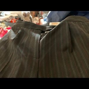 Talbots size 10 wool striped pants